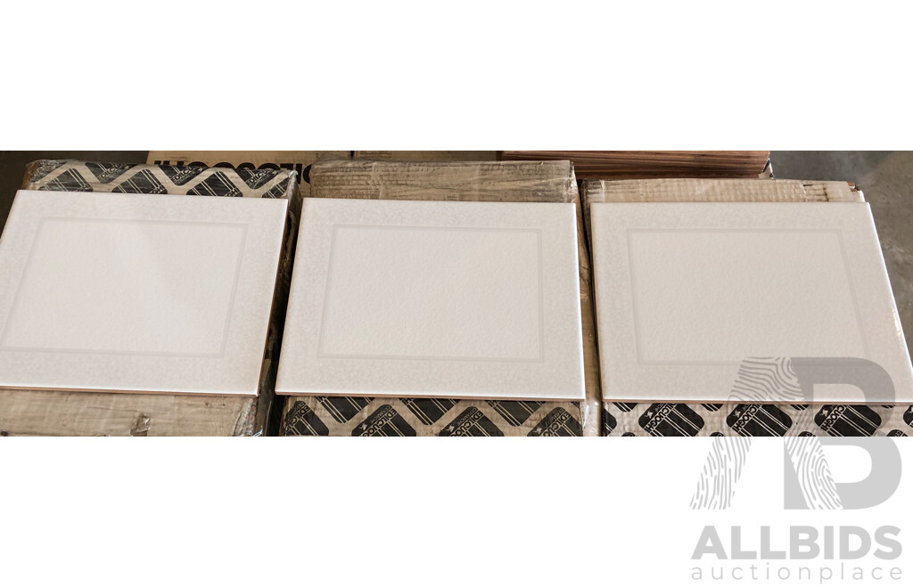 Edilcuoghi Silvia Gloss Italian 200mm X 250mm Ceramic Wall Tiles - 27.0m2 - Brand New - ORP $1755.00