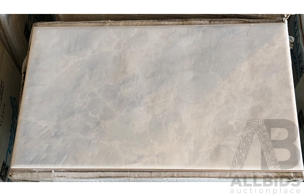 Azzuro Macauda Gloss Italian 200mm X 333mm Ceramic Wall Tiles - 27.0m2 - Brand New - ORP $1755.00