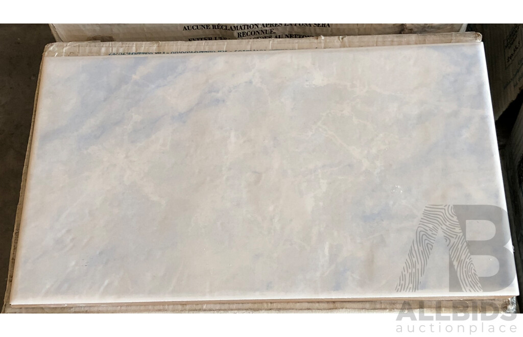 Azzuro Macauda Gloss Italian 200mm X 333mm Ceramic Wall Tiles - 27.0m2 - Brand New - ORP $1755.00