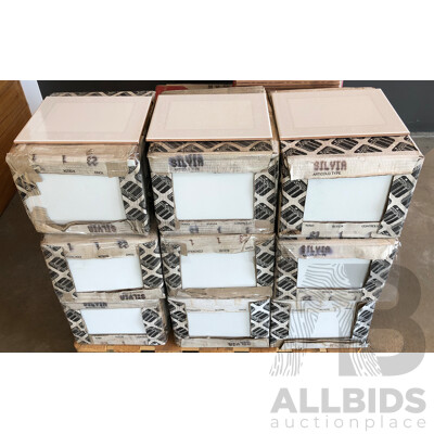 Edilcuoghi Silvia Gloss Italian 200mm X 250mm Ceramic Wall Tiles - 27.0m2 - Brand New - ORP $1755.00