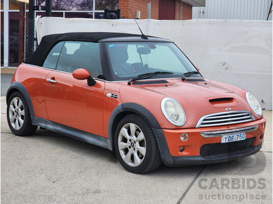 06/2006 Mini Cooper S Cabrio R52 2d Cabriolet Orange 1.6L