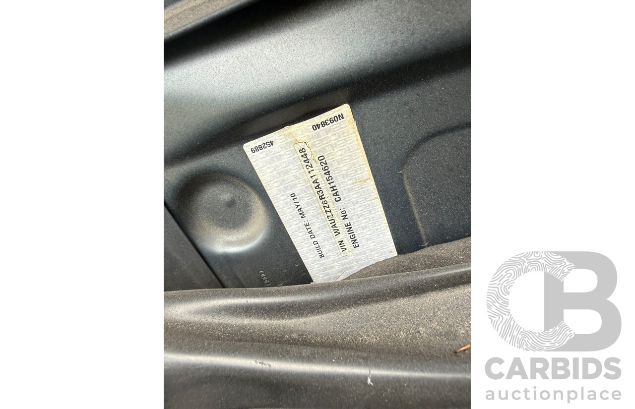 07/2010 Audi Q5 2.0 TDI QUATTRO AWD 8R MY10 4D Wagon Grey Turbo Diesel 2.0L