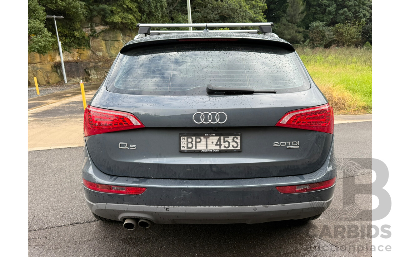 07/2010 Audi Q5 2.0 TDI QUATTRO AWD 8R MY10 4D Wagon Grey Turbo Diesel 2.0L