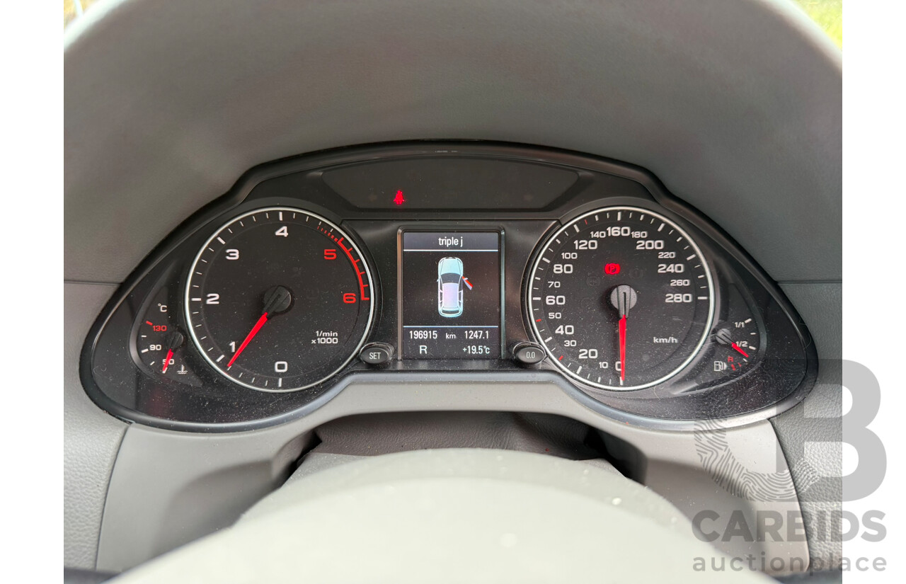07/2010 Audi Q5 2.0 TDI QUATTRO AWD 8R MY10 4D Wagon Grey Turbo Diesel 2.0L