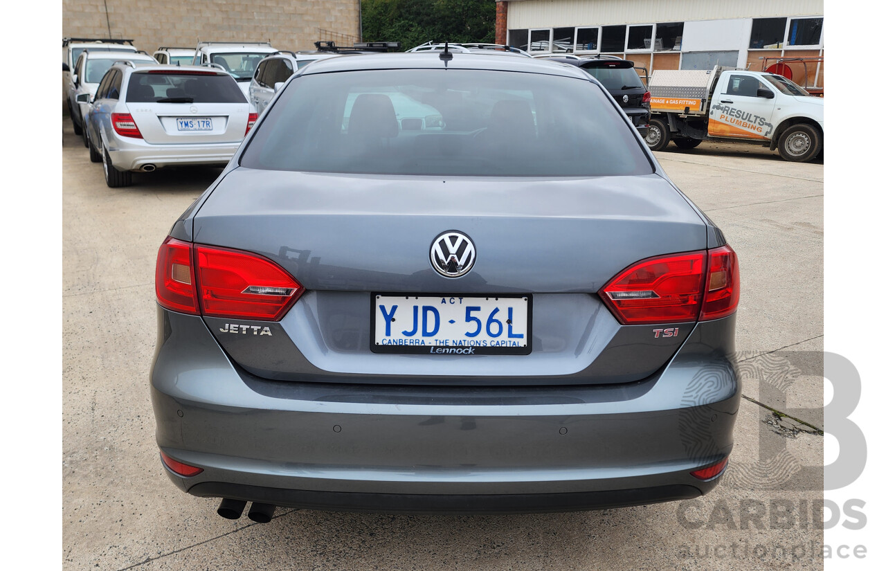 10/2012 Volkswagen Jetta 118 TSI Comfortline 1KM MY13 4d Sedan Grey 1.4L