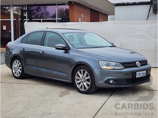 10/2012 Volkswagen Jetta 118 TSI Comfortline 1KM MY13 4d Sedan Grey 1.4L