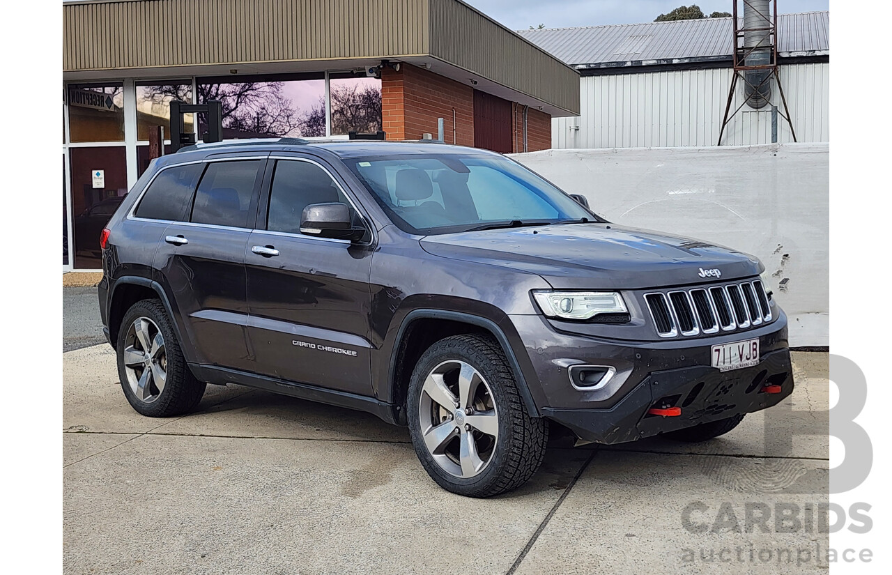 11/2014 Jeep Grand Cherokee Limited (4x4) WK MY15 4d Wagon Grey 3.0L