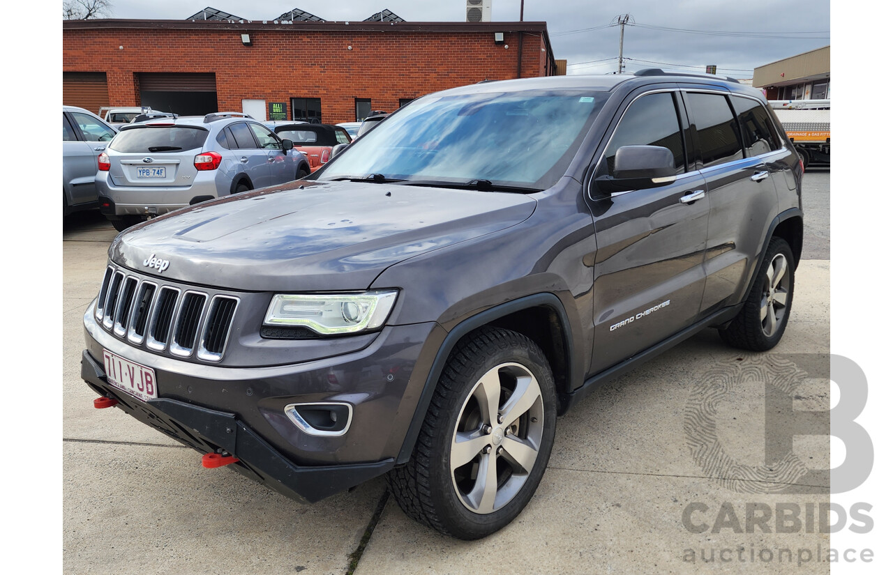 11/2014 Jeep Grand Cherokee Limited (4x4) WK MY15 4d Wagon Grey 3.0L
