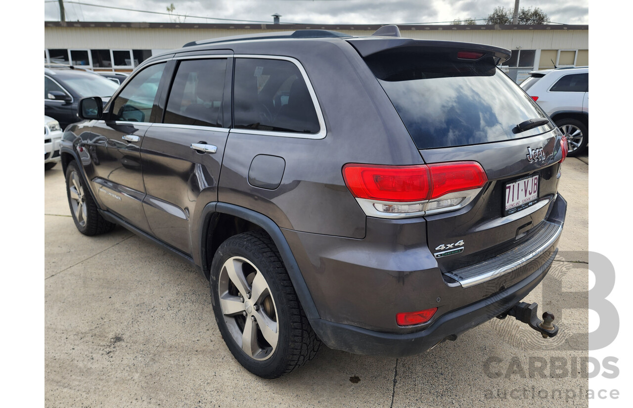 11/2014 Jeep Grand Cherokee Limited (4x4) WK MY15 4d Wagon Grey 3.0L