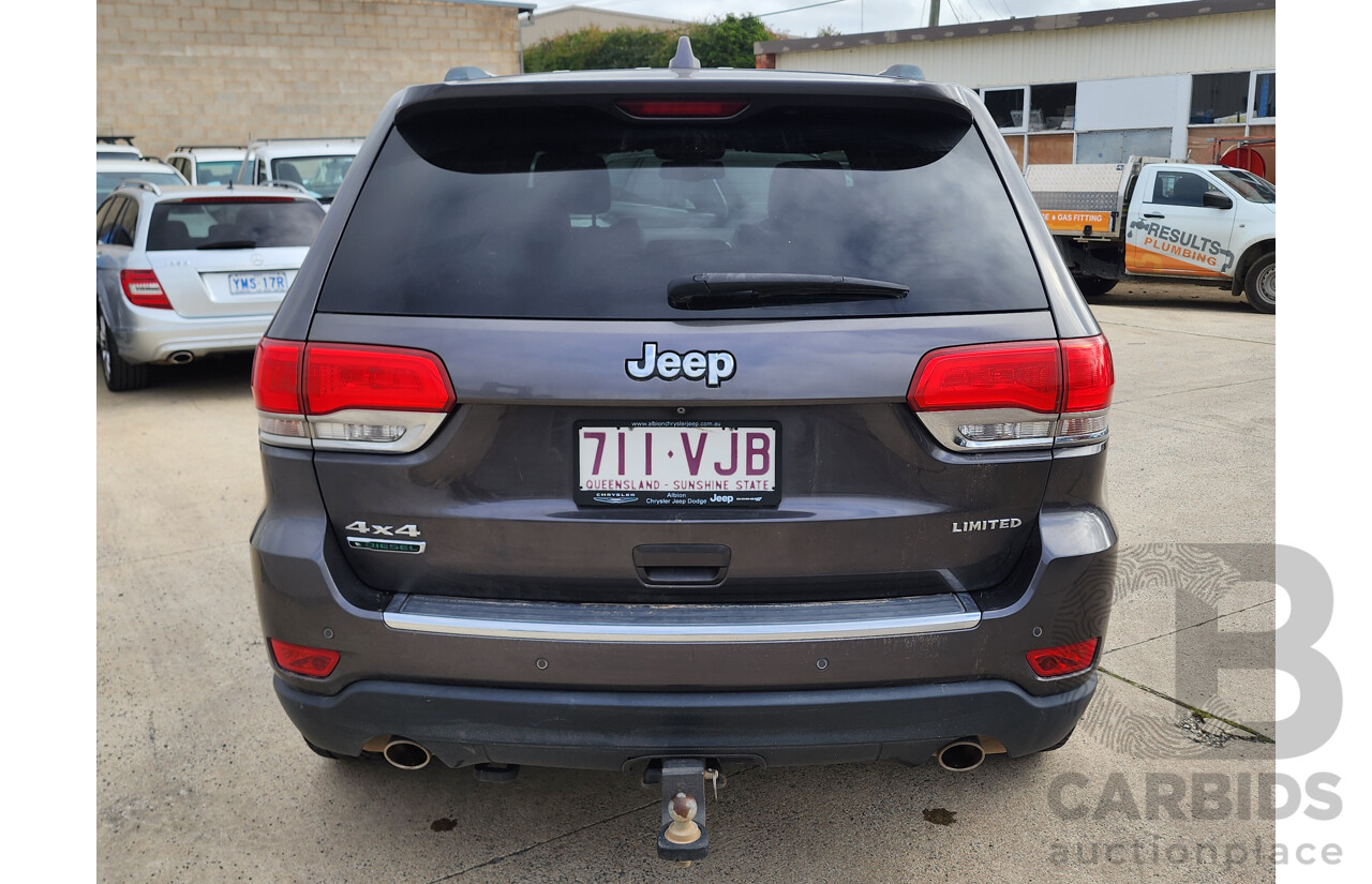 11/2014 Jeep Grand Cherokee Limited (4x4) WK MY15 4d Wagon Grey 3.0L