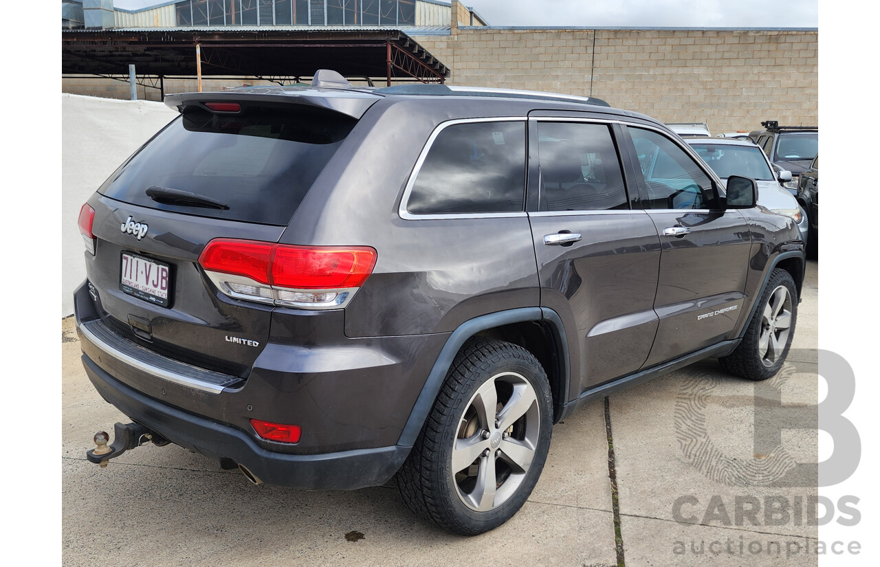 11/2014 Jeep Grand Cherokee Limited (4x4) WK MY15 4d Wagon Grey 3.0L