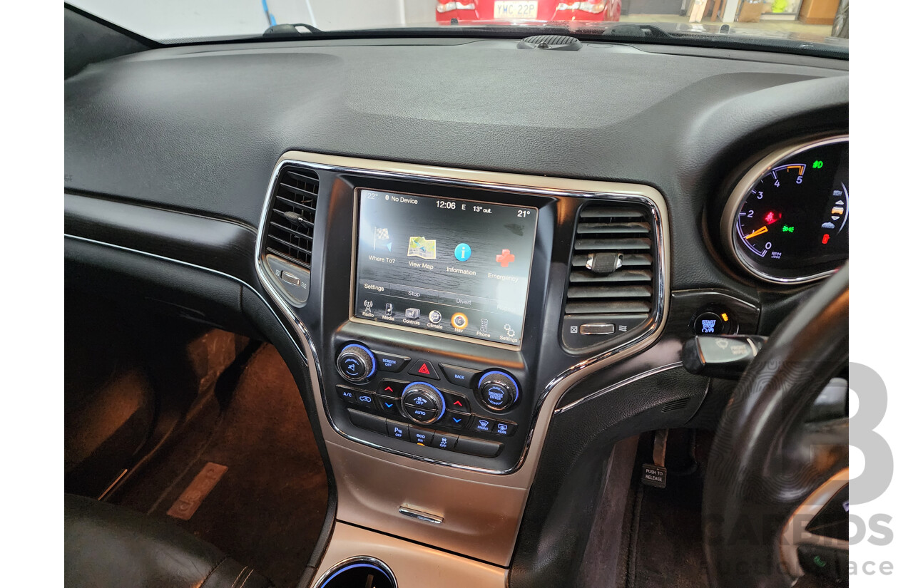 11/2014 Jeep Grand Cherokee Limited (4x4) WK MY15 4d Wagon Grey 3.0L