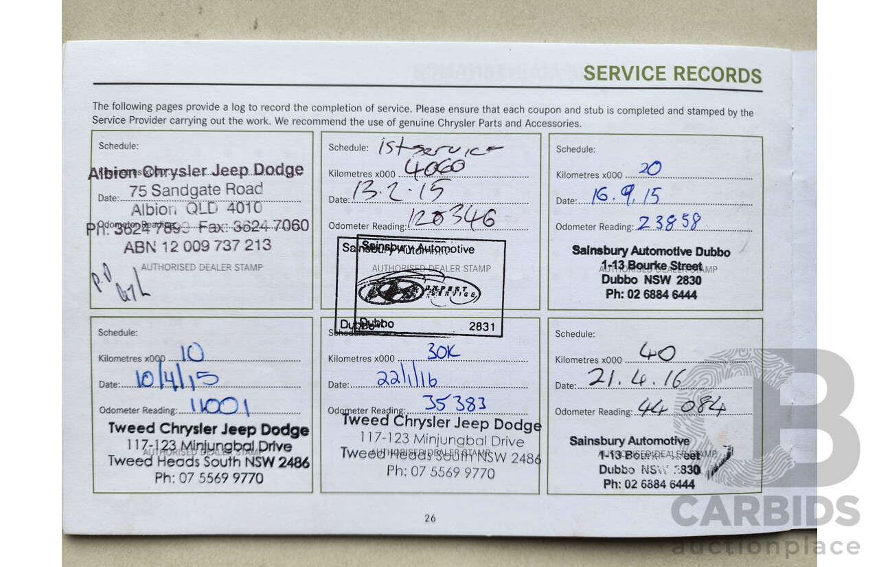 11/2014 Jeep Grand Cherokee Limited (4x4) WK MY15 4d Wagon Grey 3.0L