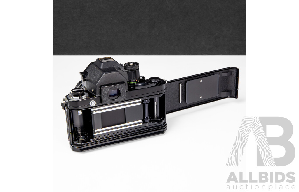 Nikon F2 Photomic S 35mm Black SLR Camera with Nikkor S.C Auto 55mm F/1.2 Lens