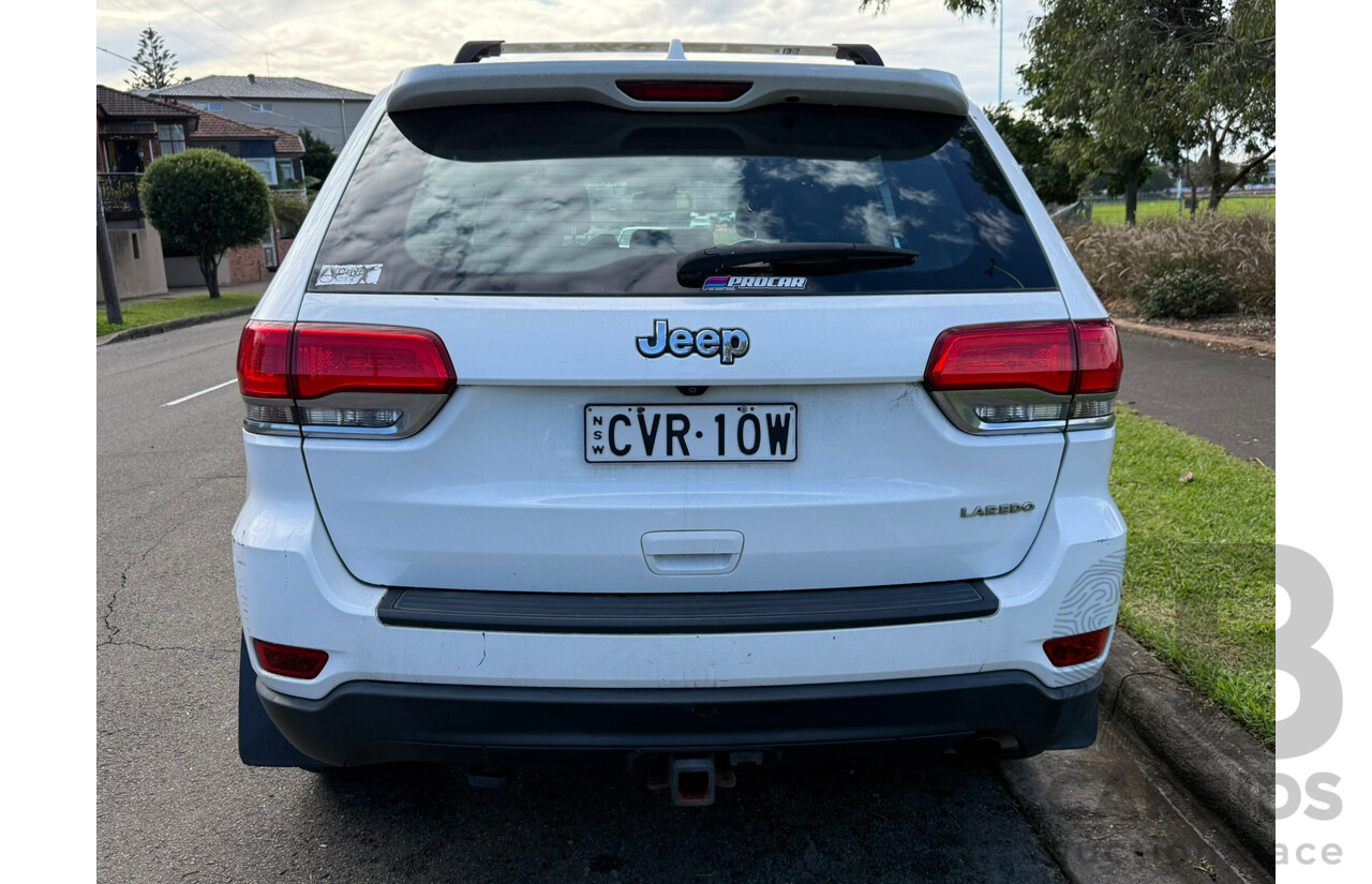 09/2014 Jeep Grand Cherokee LAREDO (4x2) RWD WK MY15 4D Wagon White 3.6L