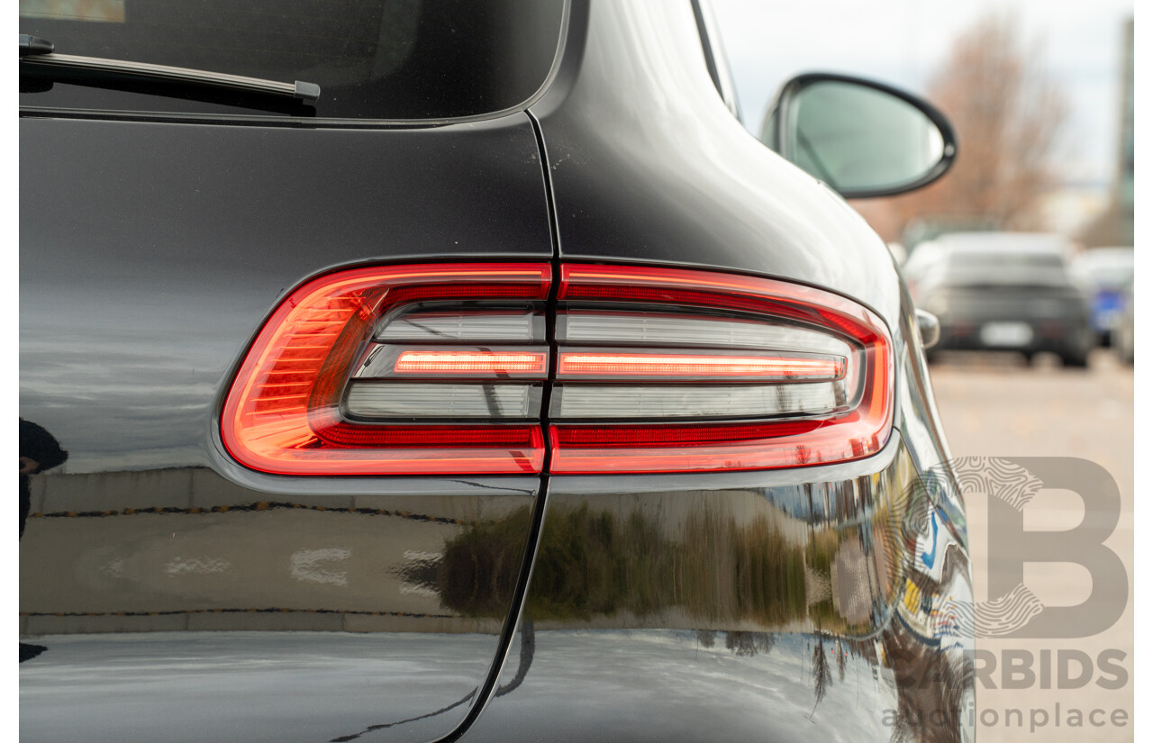 9/2015 Porsche Macan S Diesel (AWD) MY16 4d Wagon Jet Black Metallic Turbo Diesel 3.0L