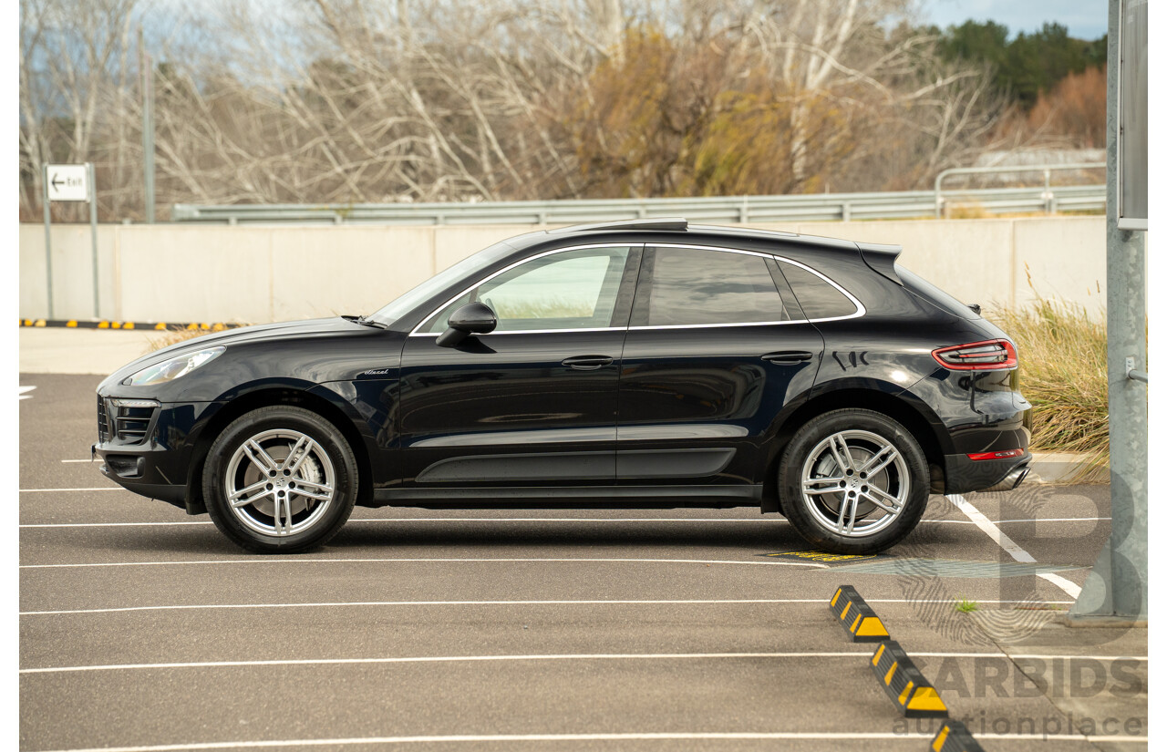 9/2015 Porsche Macan S Diesel (AWD) MY16 4d Wagon Jet Black Metallic Turbo Diesel 3.0L