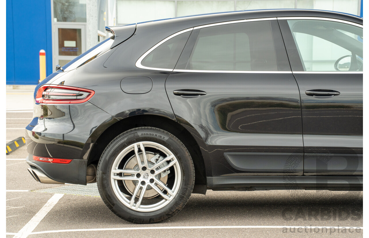 9/2015 Porsche Macan S Diesel (AWD) MY16 4d Wagon Jet Black Metallic Turbo Diesel 3.0L