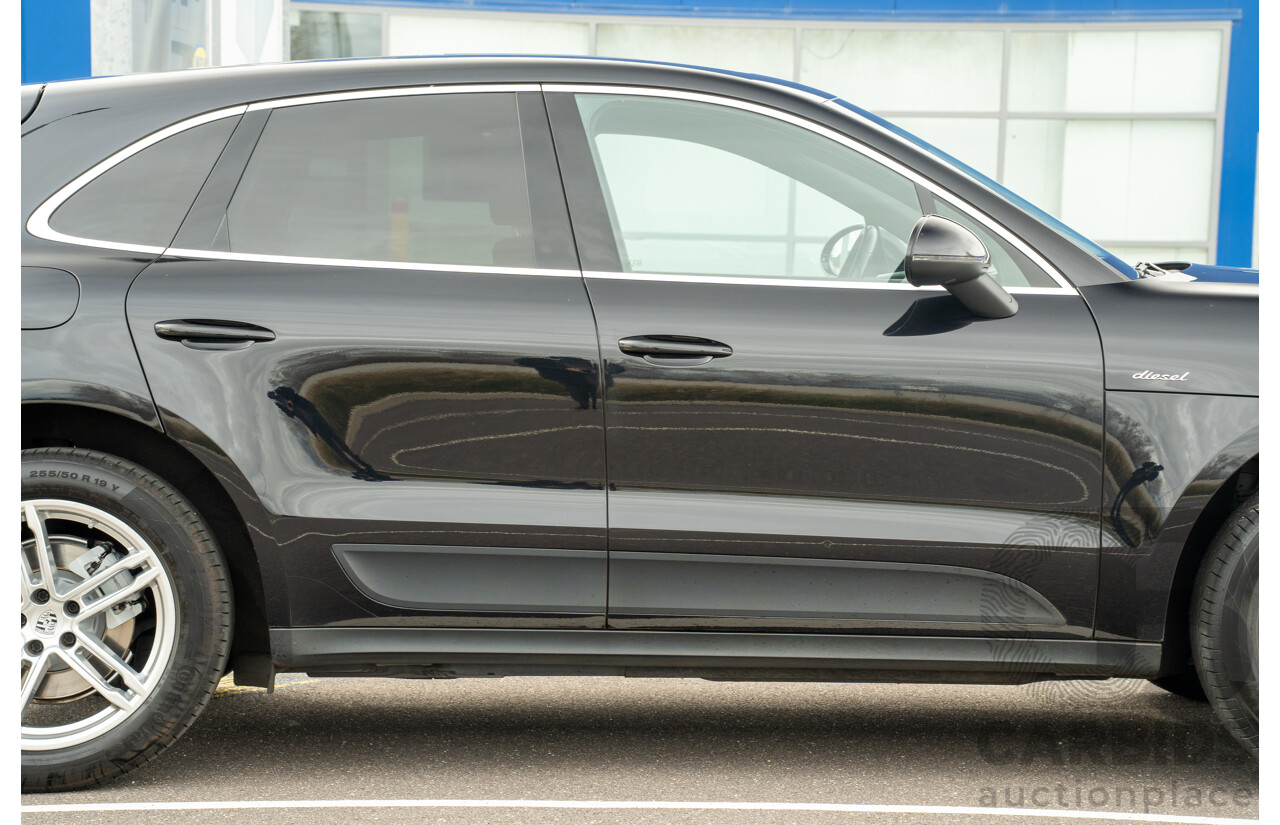 9/2015 Porsche Macan S Diesel (AWD) MY16 4d Wagon Jet Black Metallic Turbo Diesel 3.0L