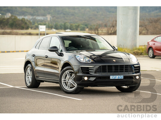 9/2015 Porsche Macan S Diesel (AWD) MY16 4d Wagon Jet Black Metallic Turbo Diesel 3.0L