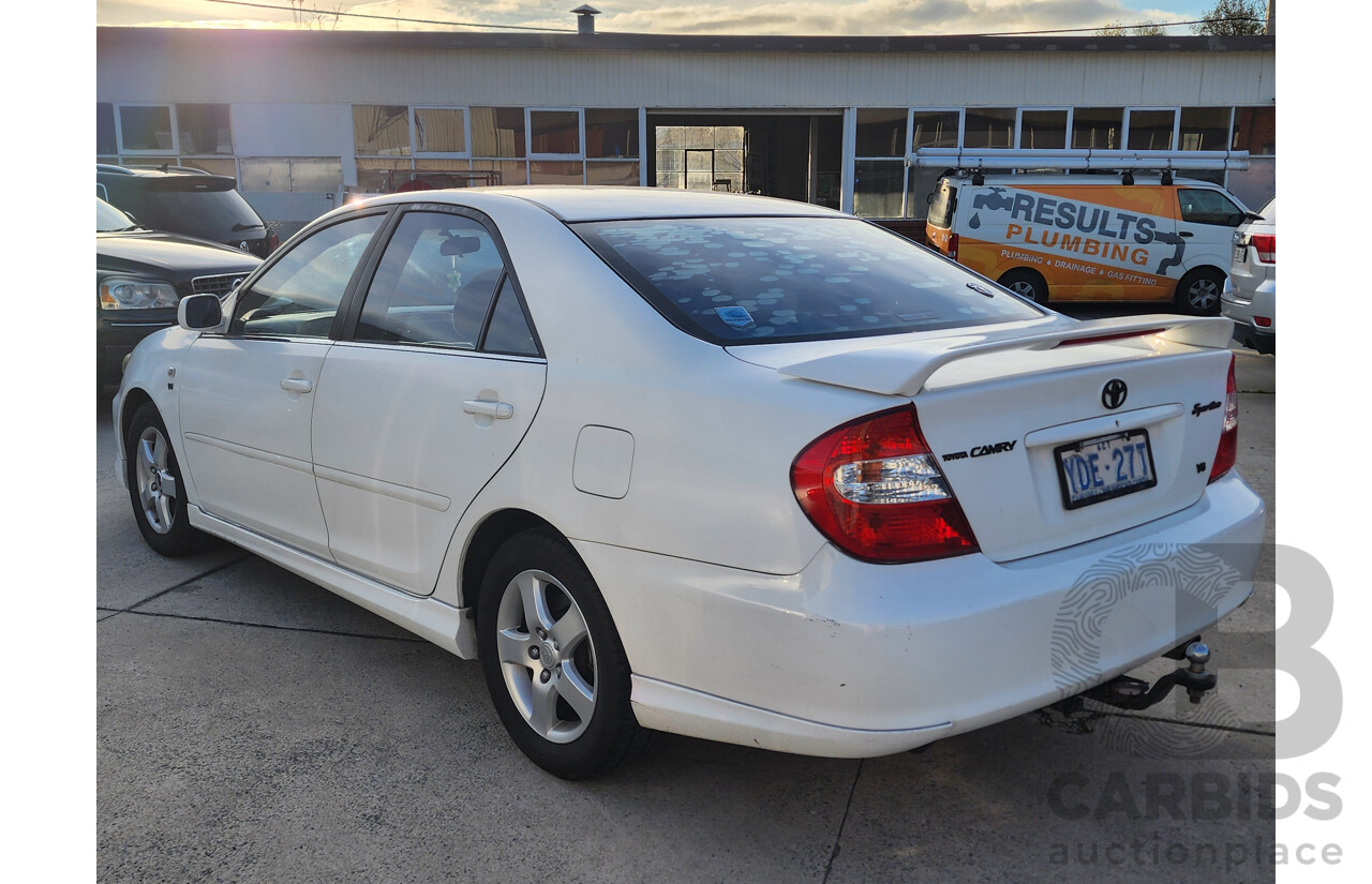 03/2004 Toyota Camry Sportivo MCV36R 4d Sedan White 3.0L