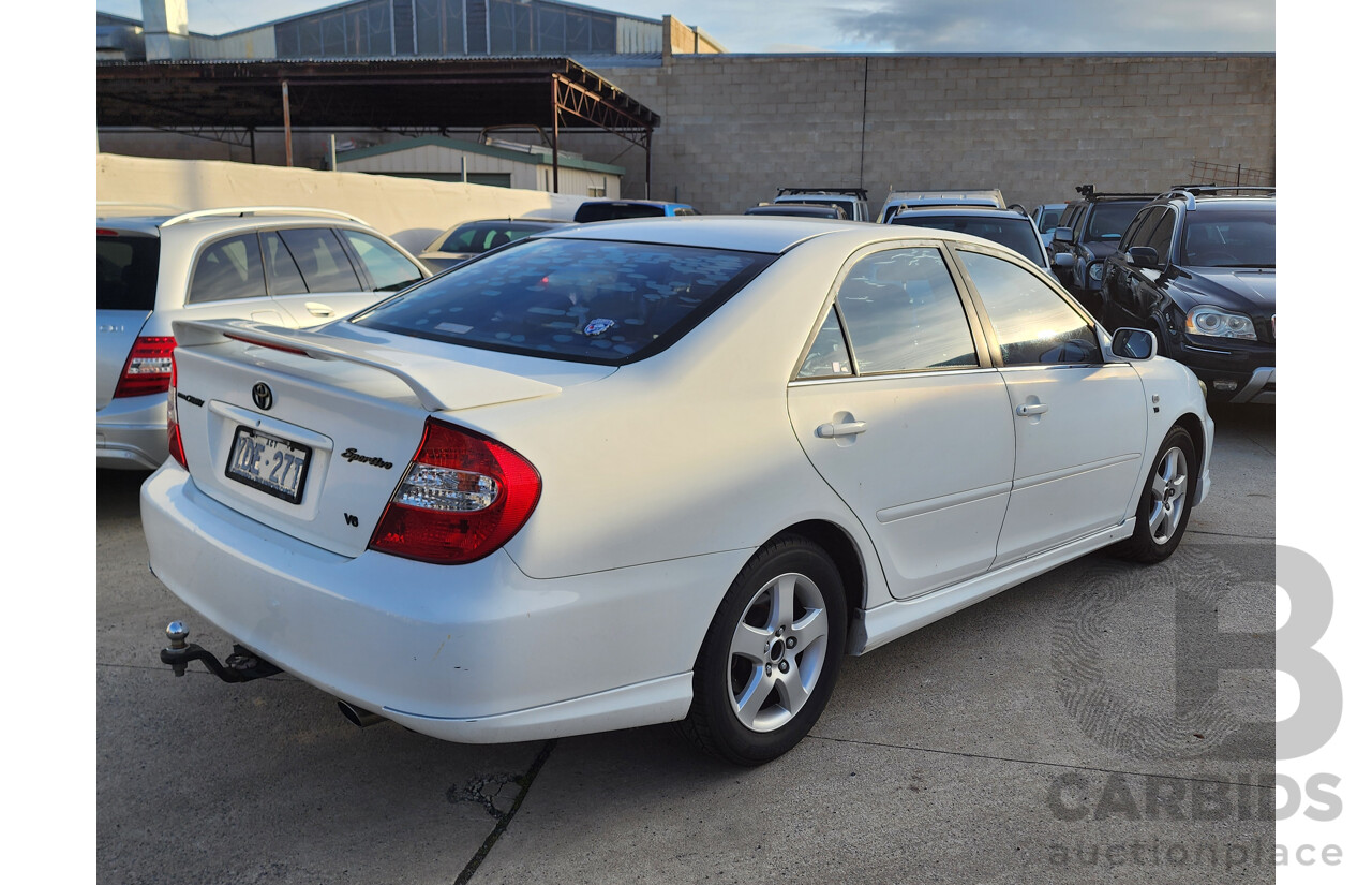 03/2004 Toyota Camry Sportivo MCV36R 4d Sedan White 3.0L