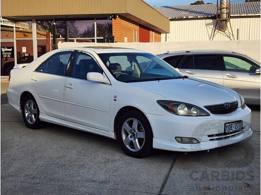 03/2004 Toyota Camry Sportivo MCV36R 4d Sedan White 3.0L