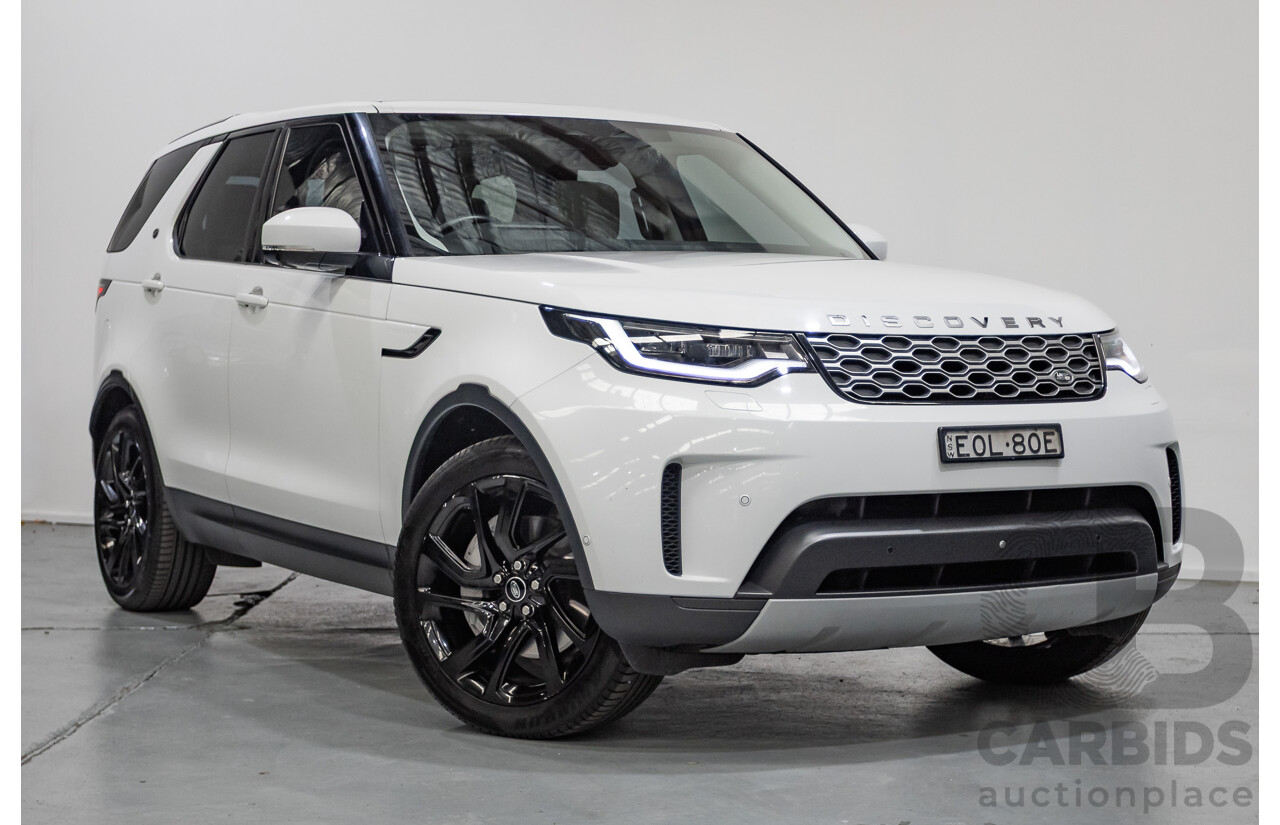 6/2021 Land Rover Discovery D300 SE (AWD) L462 MY21 4d Wagon Fuji White Twin Turbo Diesel 3.0L - 7 Seater