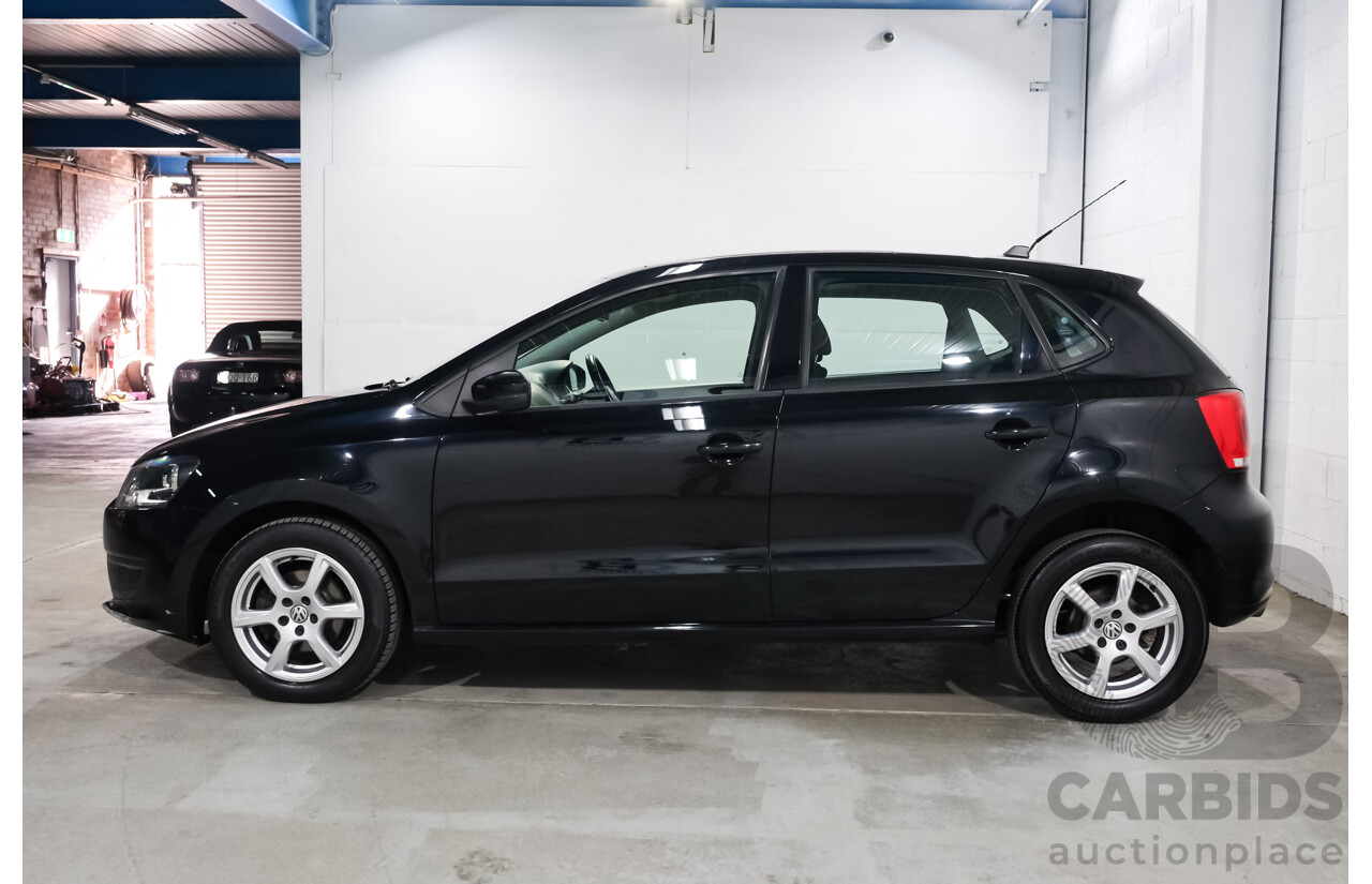 4/2012 Volkswagen Polo 66 TDI Comfortline MY12 FWD 5d Hatchback Black 1.6L