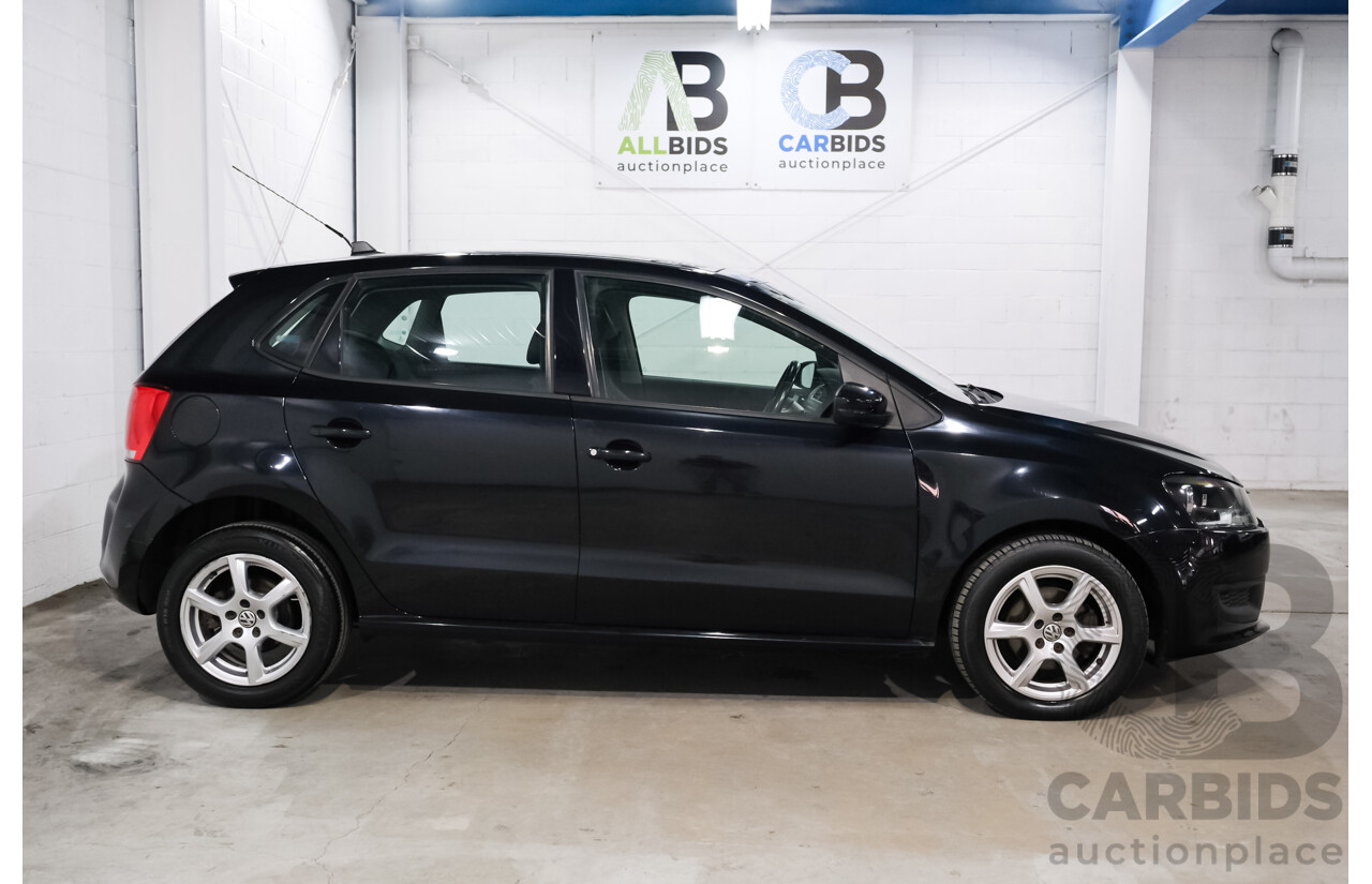 4/2012 Volkswagen Polo 66 TDI Comfortline MY12 FWD 5d Hatchback Black 1.6L