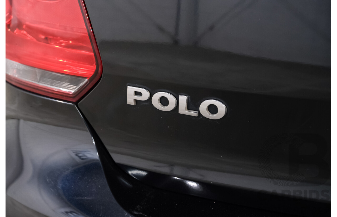 4/2012 Volkswagen Polo 66 TDI Comfortline MY12 FWD 5d Hatchback Black 1.6L