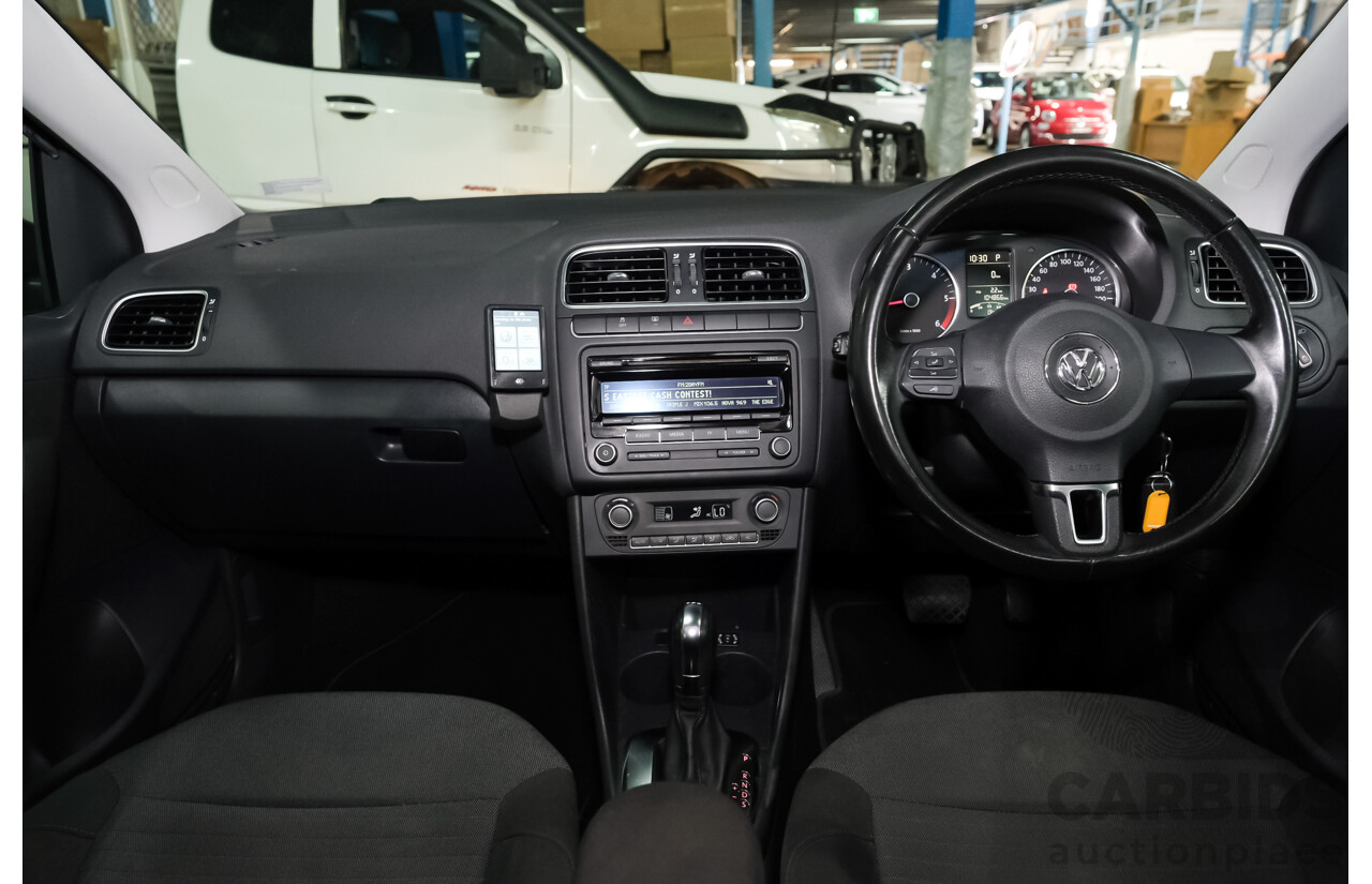 4/2012 Volkswagen Polo 66 TDI Comfortline MY12 FWD 5d Hatchback Black 1.6L