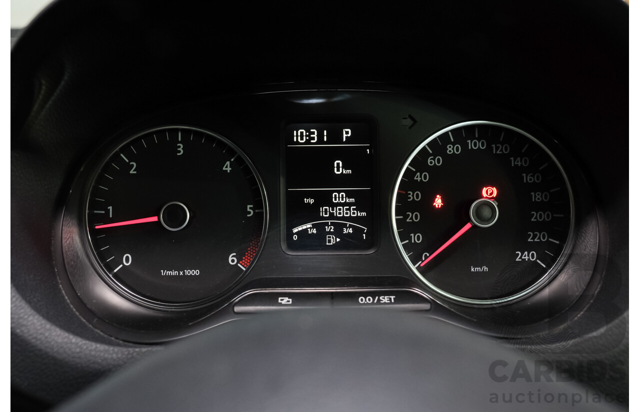 4/2012 Volkswagen Polo 66 TDI Comfortline MY12 FWD 5d Hatchback Black 1.6L