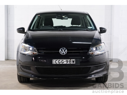 1661657 · 4/2012 Volkswagen Polo 66 TDI Comfortline MY12 FWD 5d Hatchback Black 1.6L