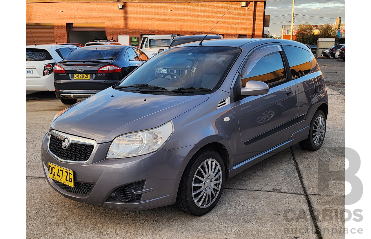 06/2009 Holden Barina  TK MY09 3d Hatchback Grey 1.6L