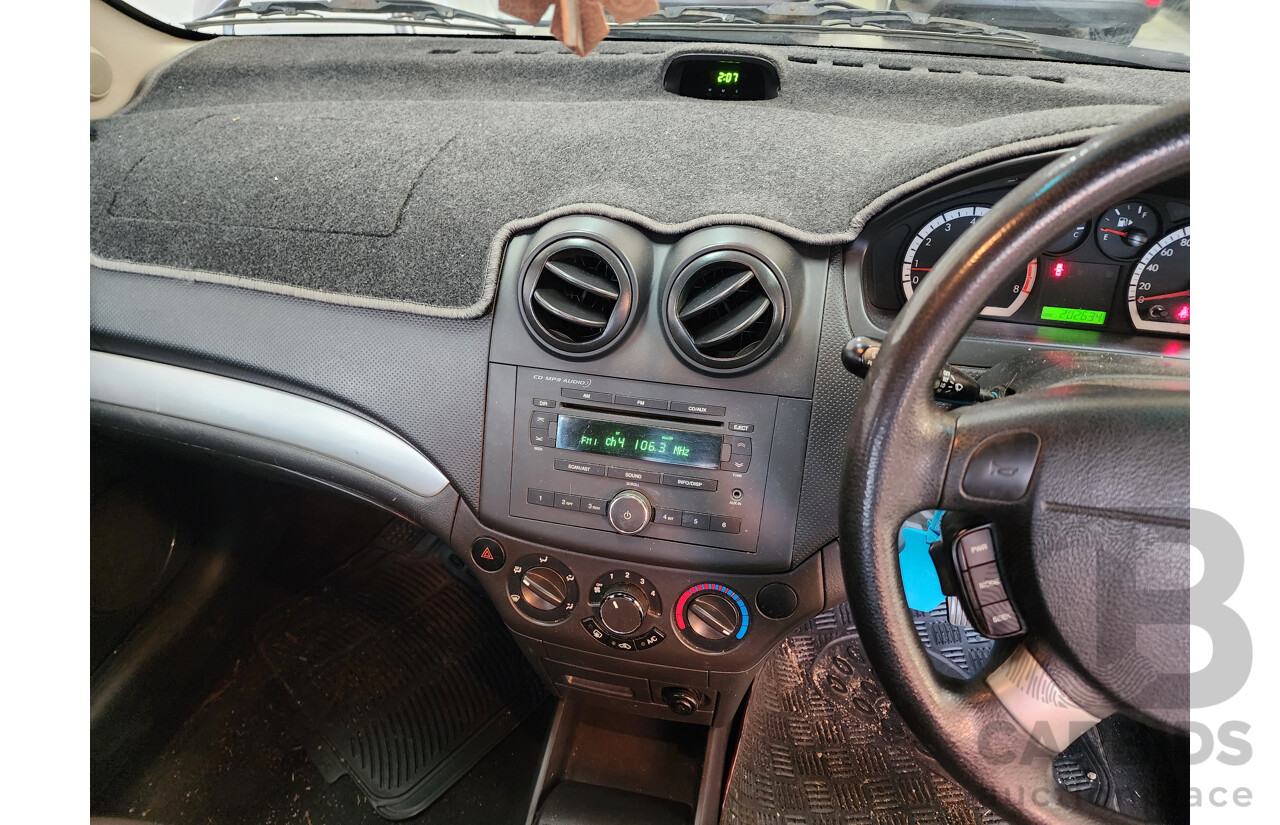 06/2009 Holden Barina  TK MY09 3d Hatchback Grey 1.6L