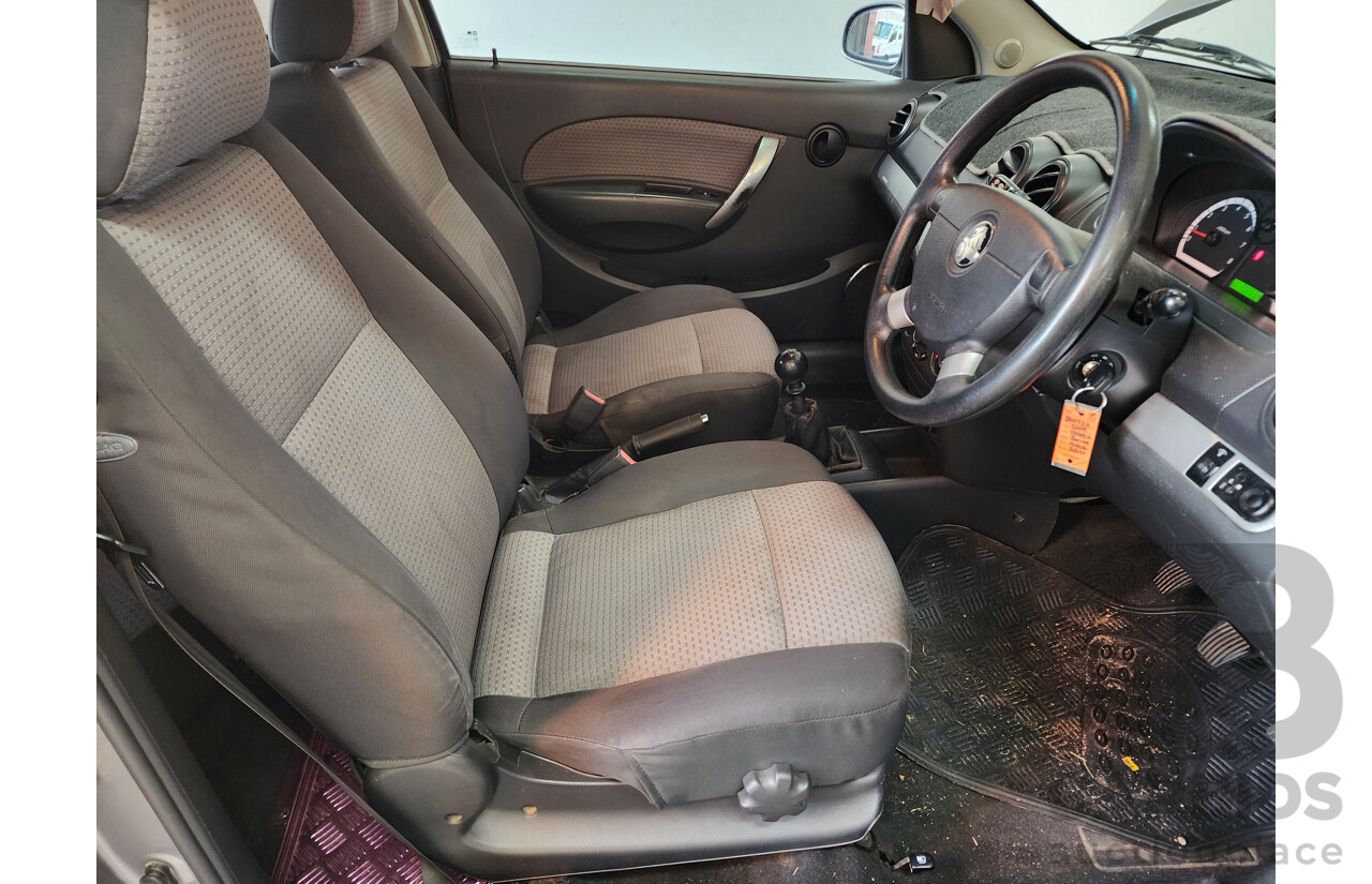 06/2009 Holden Barina  TK MY09 3d Hatchback Grey 1.6L