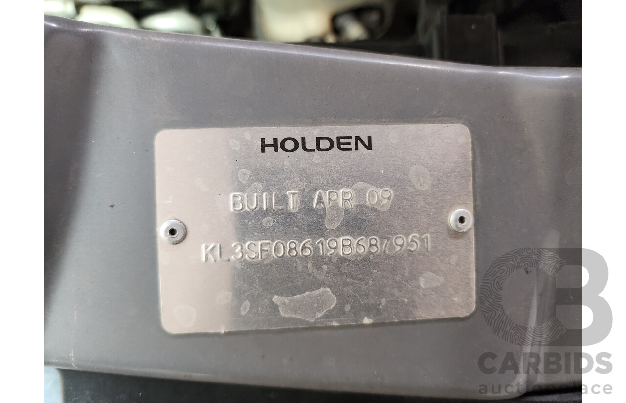 06/2009 Holden Barina  TK MY09 3d Hatchback Grey 1.6L