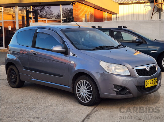 06/2009 Holden Barina  TK MY09 3d Hatchback Grey 1.6L