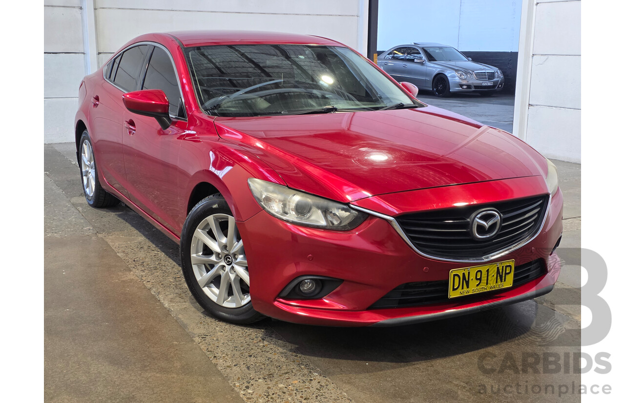 1/2013 Mazda 6 Touring FWD 6C 4d Sedan Red 2.2L