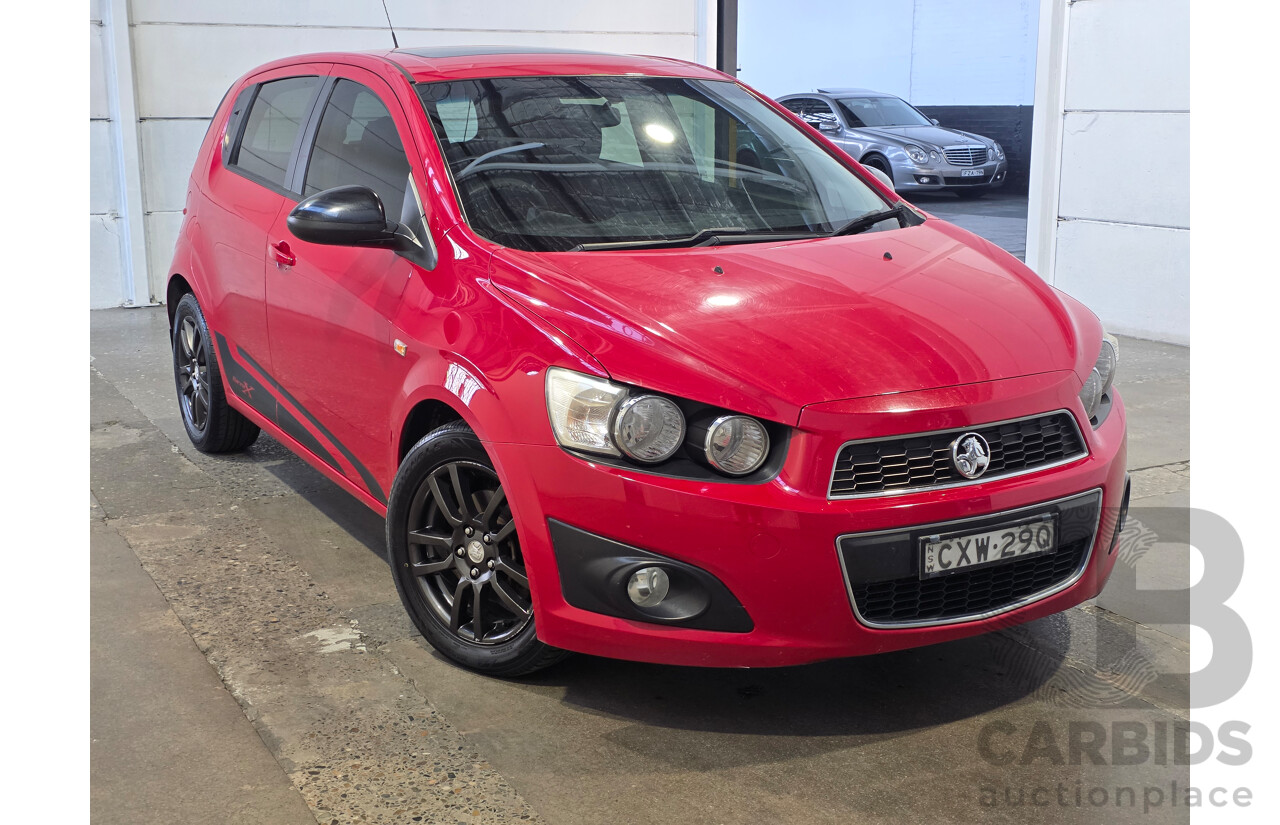 4/2015 Holden Barina CD FWD TM MY15 5d Hatchback White 1.6L