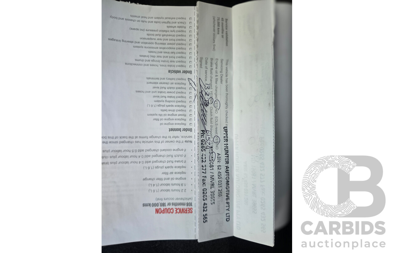 4/2015 Holden Barina CD FWD TM MY15 5d Hatchback White 1.6L