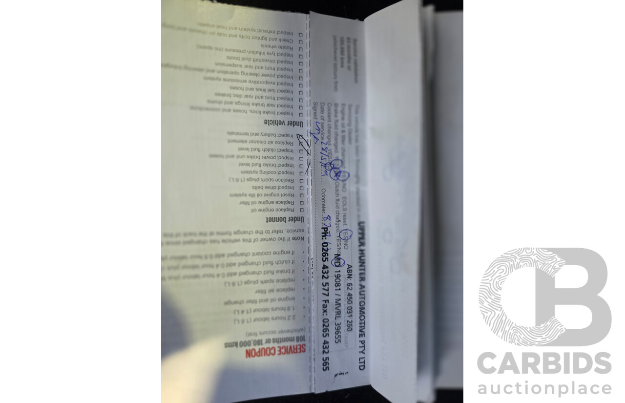 4/2015 Holden Barina CD FWD TM MY15 5d Hatchback White 1.6L