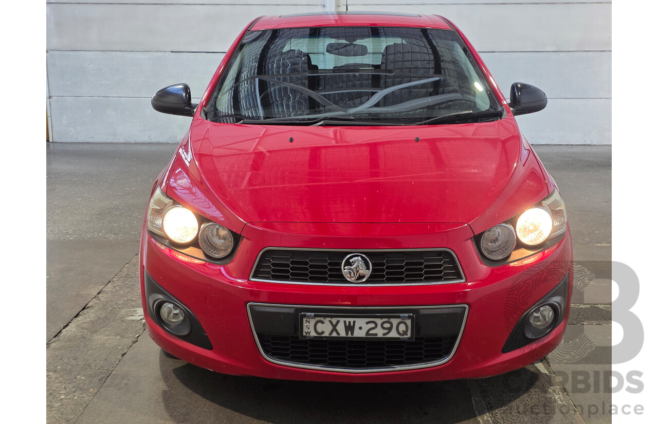 4/2015 Holden Barina CD FWD TM MY15 5d Hatchback White 1.6L