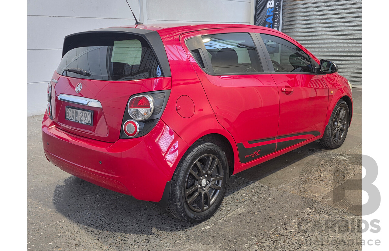 4/2015 Holden Barina CD FWD TM MY15 5d Hatchback White 1.6L