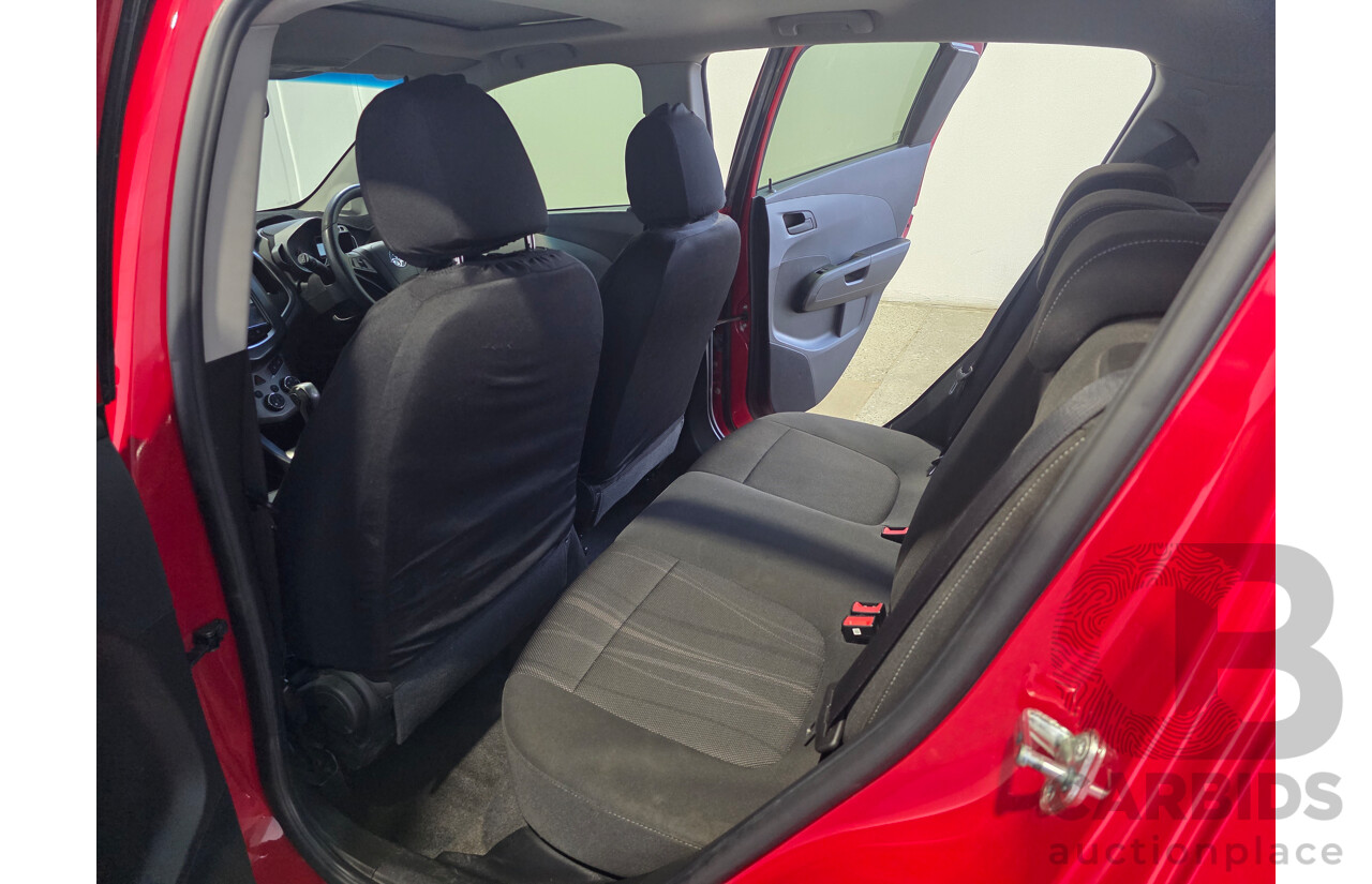 4/2015 Holden Barina CD FWD TM MY15 5d Hatchback White 1.6L