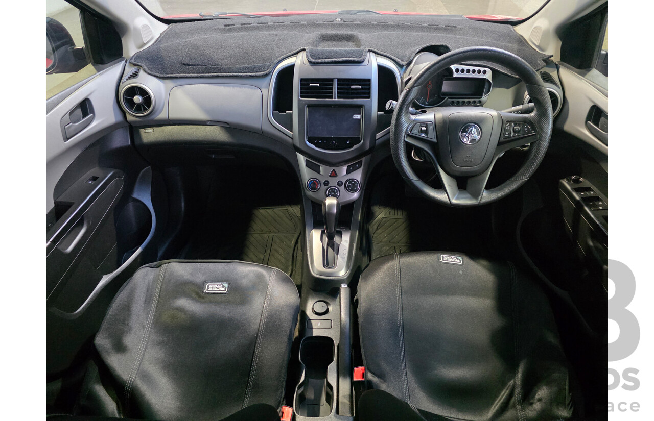 4/2015 Holden Barina CD FWD TM MY15 5d Hatchback White 1.6L