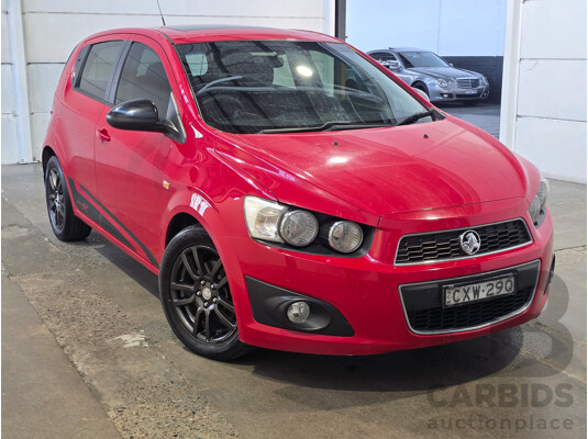 4/2015 Holden Barina CD FWD TM MY15 5d Hatchback White 1.6L