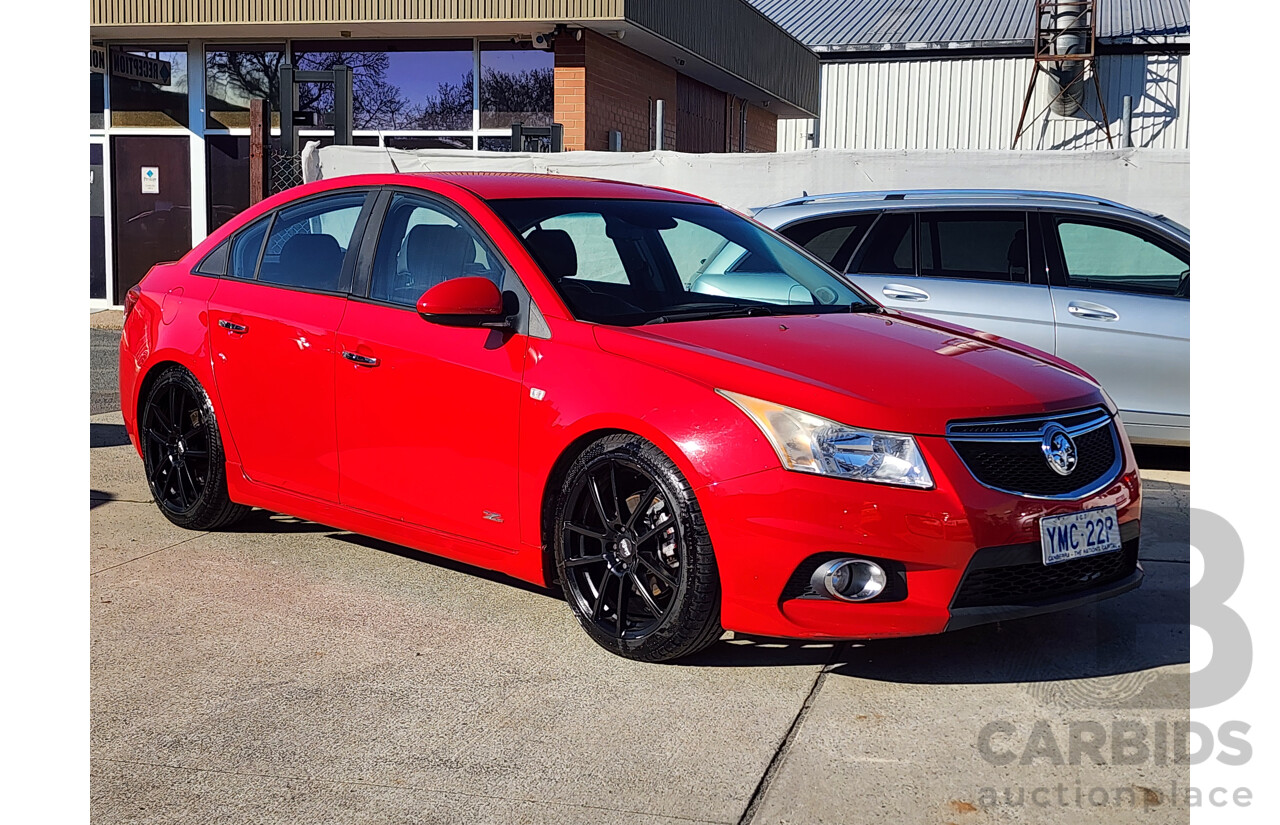 07/2014 Holden Cruze SRi Z-Series JH MY14 4d Sedan Red 1.6L