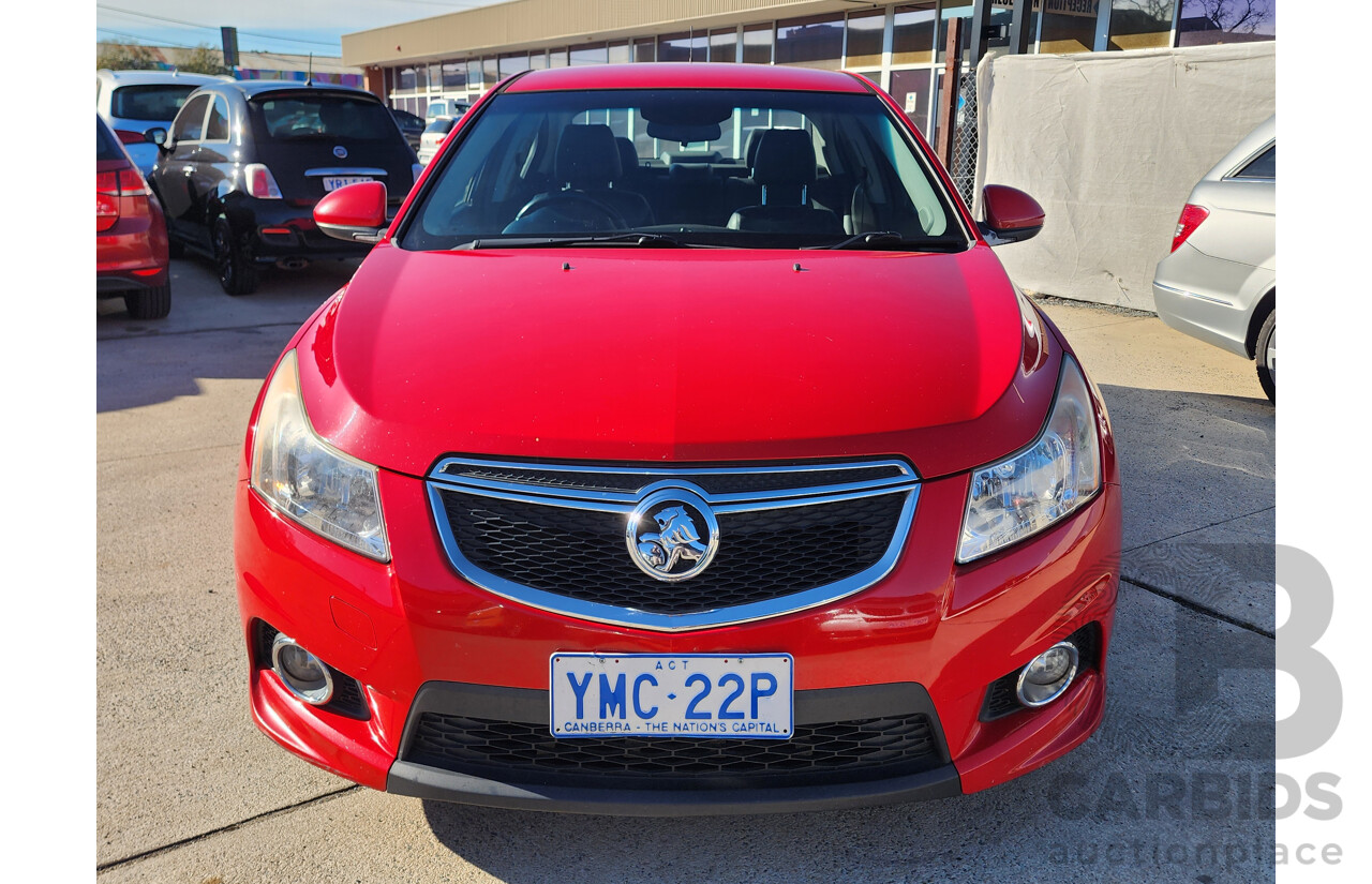 07/2014 Holden Cruze SRi Z-Series JH MY14 4d Sedan Red 1.6L